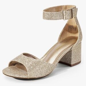 DREAM PAIRS Womens Heels, Chunk Low Heel Comfortable Pump Sandals (d01)